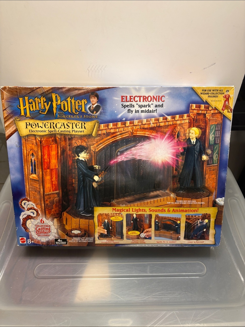 Warner Bros. Harry Potter Wizard Spell-Casting Playset - Blue, Brown